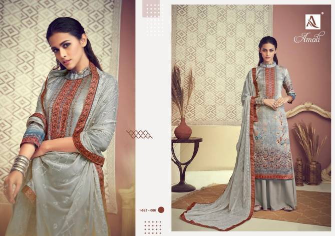 AMOLI Pure Zam Cotton Digital Designer Print with Swarovski Diamond Designer Daily wear Salwar suit Collections